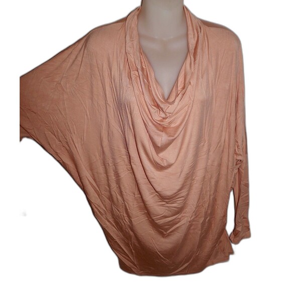 Queen Collection Draped Front Shirt Top Size M - Picture 3 of 9